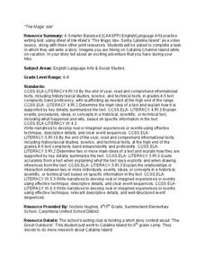 Magic Isle: Lesson Plan 3 Lesson Plan Magic Isle: Lesson Plan 3 Lesson Plan