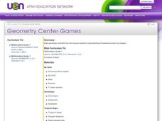 Geometry Center Games Lesson Plan Geometry Center Games Lesson Plan