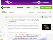 The New West: Interactive Map | A Biography of America Interactive The New West: Interactive Map | A Biography of America Interactive