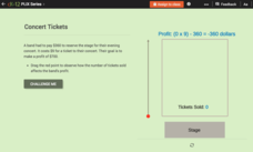 Linear Inequalities: Concert Tickets Interactive Linear Inequalities: Concert Tickets Interactive