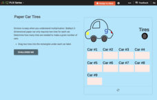 Single Variable Division Equations: Paper Car Tires Interactive Single Variable Division Equations: Paper Car Tires Interactive