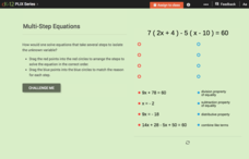 Multi-Step Equations Interactive Multi-Step Equations Interactive