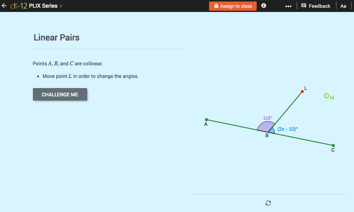 Linear Pairs Interactive Linear Pairs Interactive