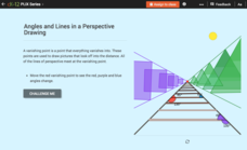 Linear Pairs: Angles and Lines in a Perspective Drawing Interactive Linear Pairs: Angles and Lines in a Perspective Drawing Interactive