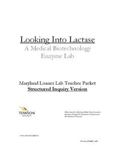Looking Into Lactase: Structured Inquiry Lesson Plan Looking Into Lactase: Structured Inquiry Lesson Plan