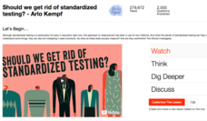 Should We Get Rid of Standardized Testing? Instructional Video Should We Get Rid of Standardized Testing? Instructional Video