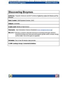 Discovering Enzymes Lesson Plan Discovering Enzymes Lesson Plan