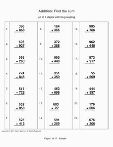Math: Basic Math Applications Worksheet Math: Basic Math Applications Worksheet
