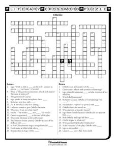 othello worksheet for 9th 12th grade lesson planet