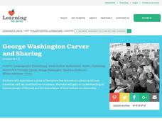 George Washington Carver and Sharing Lesson Plan George Washington Carver and Sharing Lesson Plan