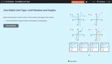 One-Sided Limit Type: Limit Notation and Graphs Interactive One-Sided Limit Type: Limit Notation and Graphs Interactive