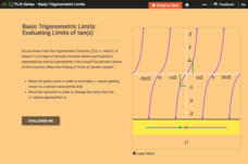 Basic Trigonometric Limits: Evaluating Limits of tan(x) Interactive Basic Trigonometric Limits: Evaluating Limits of tan(x) Interactive