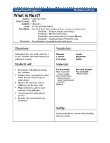 What Is Rust? Lesson Plan What Is Rust? Lesson Plan