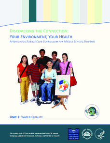 Your Environment, Your Health: Water Quality Unit Plan Your Environment, Your Health: Water Quality Unit Plan
