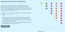 Sequence of Partial Sums: Partial Sums Interactive Sequence of Partial Sums: Partial Sums Interactive
