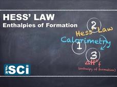 Hess' Law: Enthalpies of Formation Instructional Video Hess' Law: Enthalpies of Formation Instructional Video
