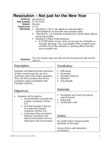 Resolution—Not Just for the New Year Lesson Plan Resolution—Not Just for the New Year Lesson Plan