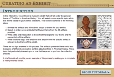 Curating an Exhibit Interactive Curating an Exhibit Interactive