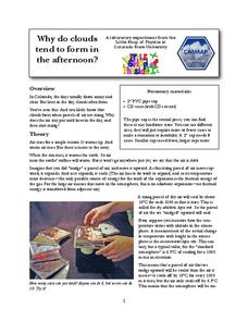 Why Do Clouds Form in the Afternoon? Lab Resource Why Do Clouds Form in the Afternoon? Lab Resource