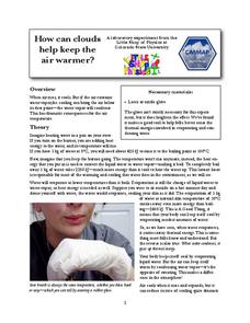 How Can Clouds Keep the Air Warmer? Lab Resource How Can Clouds Keep the Air Warmer? Lab Resource