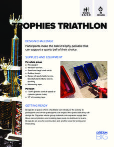 Trophy Triathlon Design Challenge Activity Trophy Triathlon Design Challenge Activity