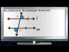 Alternate Exterior Angles: Lesson Instructional Video Alternate Exterior Angles: Lesson Instructional Video