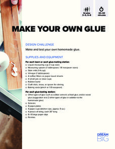 Make Your Own Glue Activity Make Your Own Glue Activity
