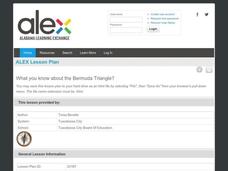 What You Know About the Bermuda Triangle? Lesson Plan What You Know About the Bermuda Triangle? Lesson Plan