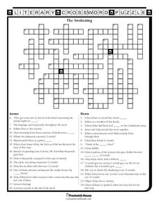 The Awakening Worksheet The Awakening Worksheet