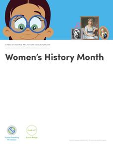Women's History Month: Grades 3–5 Women's History Month: Grades 3–5