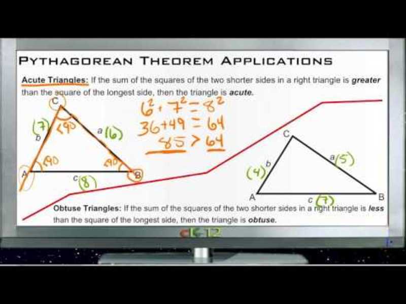 Applications of the Pythagorean Theorem: Lesson Instructional Video Applications of the Pythagorean Theorem: Lesson Instructional Video