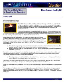 Here Comes the Light! Lesson Plan Here Comes the Light! Lesson Plan