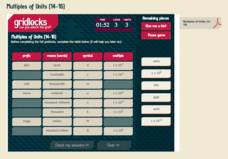 Multiples of Units (14-16) Interactive Multiples of Units (14-16) Interactive