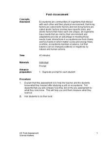 Post-Assessment Assessment Post-Assessment Assessment