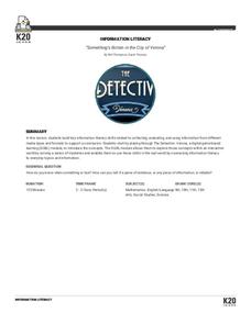 Something's Rotten In The City Of Verona: Information Literacy Lesson Plan Something's Rotten In The City Of Verona: Information Literacy Lesson Plan