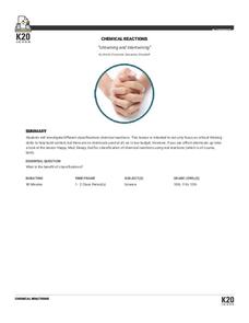 Untwining And Intertwining: Chemical Reactions Lesson Plan Untwining And Intertwining: Chemical Reactions Lesson Plan