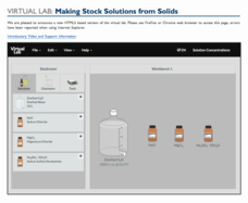 Virtual Lab: Making Stock Solutions from Solids Interactive Virtual Lab: Making Stock Solutions from Solids Interactive