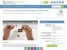 Spool Racer Design and Competition Activity Spool Racer Design and Competition Activity