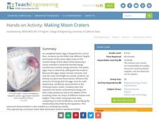 Making Moon Craters Activity Making Moon Craters Activity