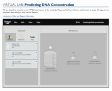 Virtual Lab: Predicting DNA Concentration Interactive Virtual Lab: Predicting DNA Concentration Interactive