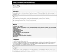 Going Batty Lesson Plan Going Batty Lesson Plan