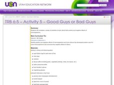 Good Guys or Bad Guys Lesson Plan Good Guys or Bad Guys Lesson Plan