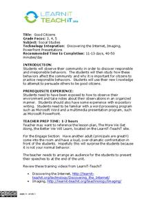 Good Citizens Lesson Plan Good Citizens Lesson Plan