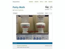 Potty Math Activity Potty Math Activity