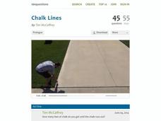 Chalk Lines Activity Chalk Lines Activity