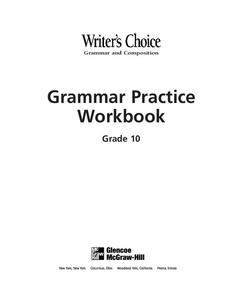 Grammar Practice Workbook Workbook Grammar Practice Workbook Workbook