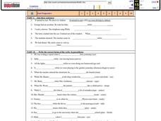 Grammar Worksheet Lesson Plan Grammar Worksheet Lesson Plan