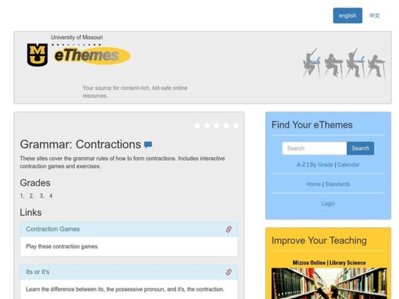 Grammar: Contractions Lesson Plan Grammar: Contractions Lesson Plan