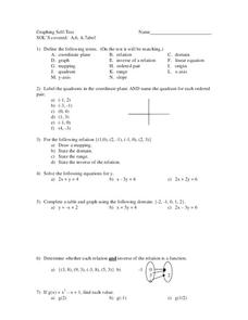 Graphing Worksheet Graphing Worksheet