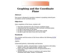 Graphing and the Coordinate Plane Lesson Plan Graphing and the Coordinate Plane Lesson Plan